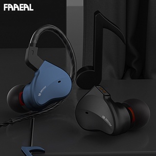 Faaeal CVJ หูฟังอินเอียร์ แบบมีสาย 2BA+1DD ไฮบริด ตัดเสียงรบกวน IEM HiFi สําหรับเล่นกีฬา