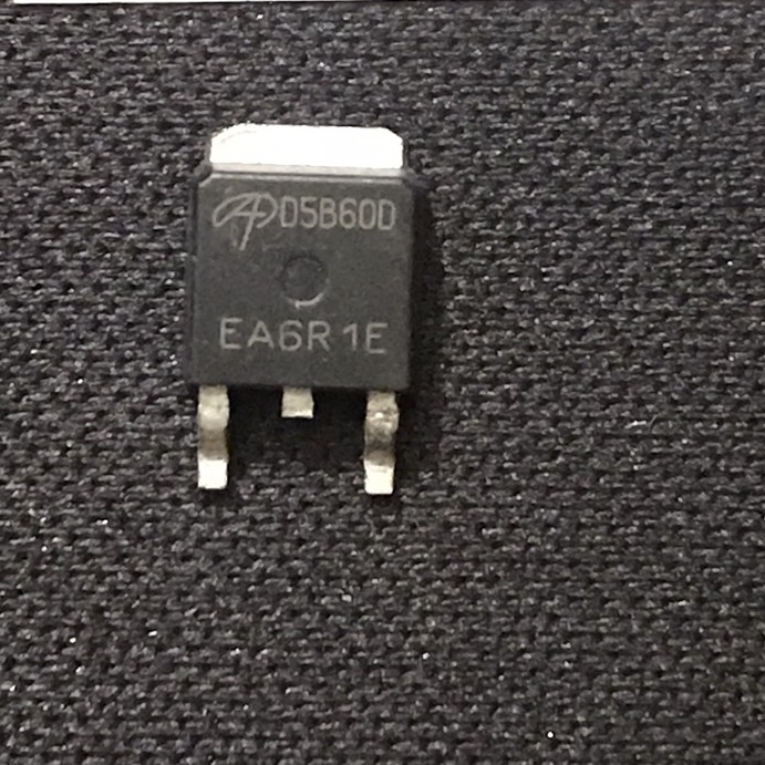 กระเป๋าส่วนประกอบ IGBT 4 ชิ้น D5B60D รหัส AOD5B60D 600V 5A TO-252 ใหม่ของแท้ 100%