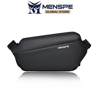 MENSPE ความจุสูงกระเป๋าสะพายข้าง ผ้าแคนวาส（38x12x18 ซม）