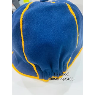 หมวกแก๊ป ลูกเสือสำรอง สีกรมแถบเหลือง ประถมศึกษาปีที่ 1-3 **ออกใบกำกับภาษีเบิกโรงเรียนได้**