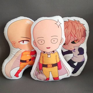 Ns3 ONE PUNCH-MAN หมอนตุ๊กตานุ่ม รูปการ์ตูนอนิเมะ Saitama Genos ของขวัญวันเกิด สําหรับตกแต่งบ้าน