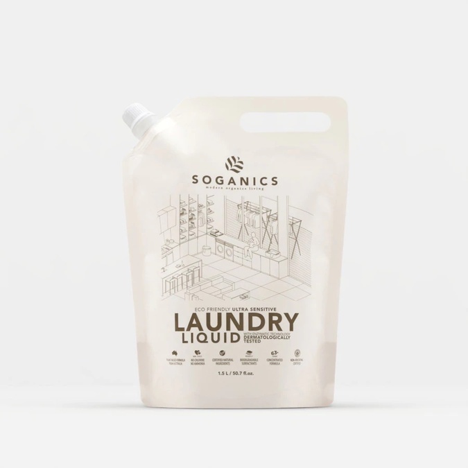 SOGANICS ECO FRIENDLY - Laundry refill and softner refill / ผลิตภัณฑ์ซักผ้าโซแกนิคส์