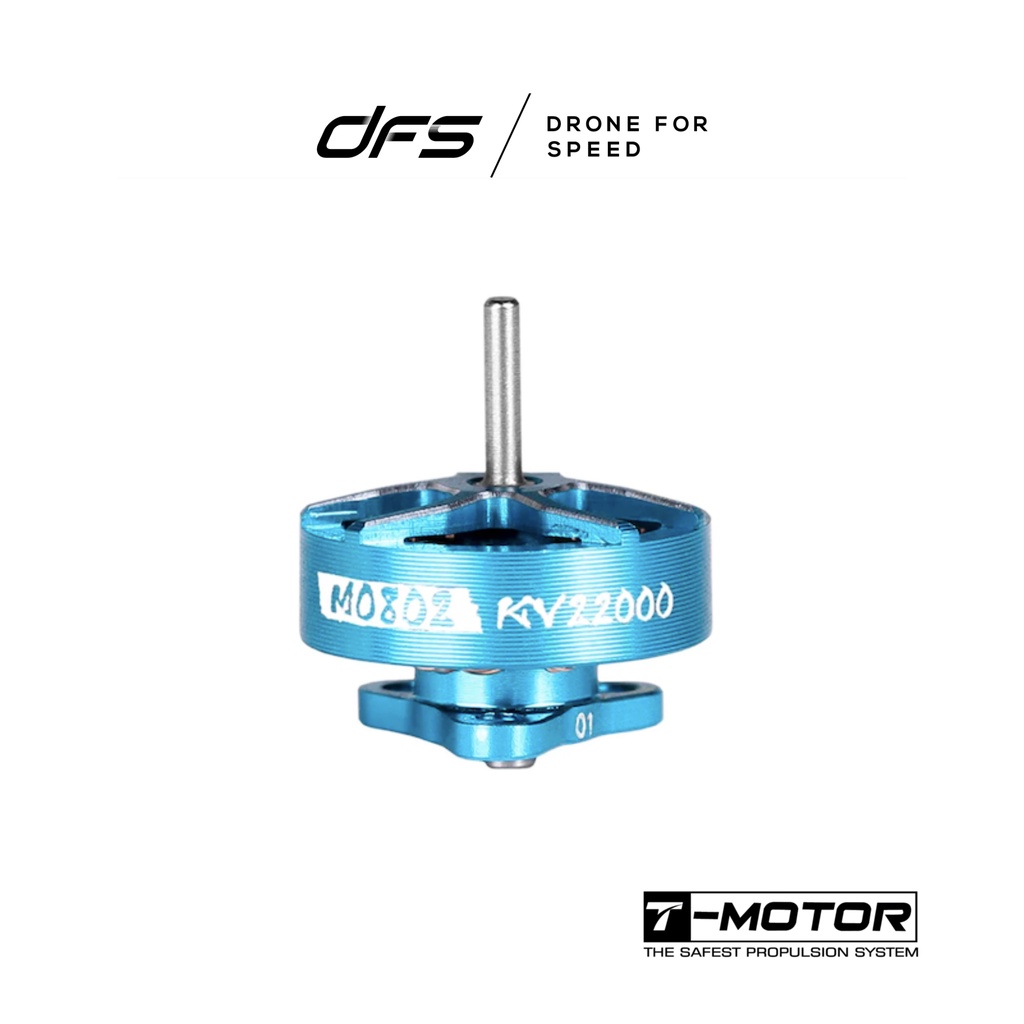 มอเตอร์ไมโคร T-Motor M0802 (พร้อม PCB) - 22000KV/25000KV
