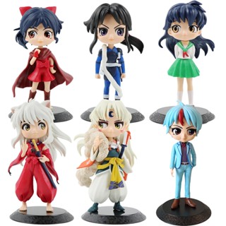 ฟิกเกอร์อนิเมะ Qposket Inuyasha Higurashi Kagome Sesshoumaru ของเล่นสําหรับเด็ก