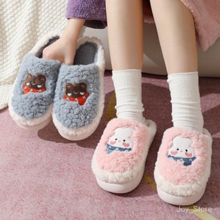 รองเท้าสลิปเปอร์ รองเท้าแตะแแบบสวม ใส่ในบ้าน พื้นนิ่มใสสบายมาก รองเท้าสไตล์เกาหลี พื้นนิ่ม SL009