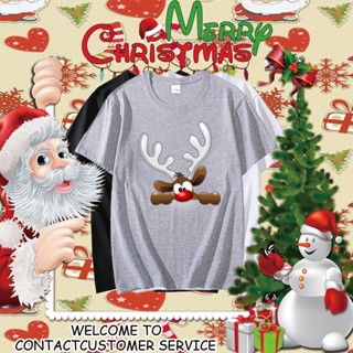 เสื้อผ้าคริสต์มาส เสื้อยืด เสื้อยืดแขนสั้น เสื้อ Christmas เสื้อวันคริสต์มาส เสื้อไหมพรมคริสต์มาส ชุดปกติ 471