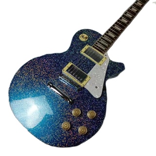 มาใหม่ Gibson Les Paul ปิ๊กอัพกีตาร์ไฟฟ้า สีฟ้า คุณภาพสูง