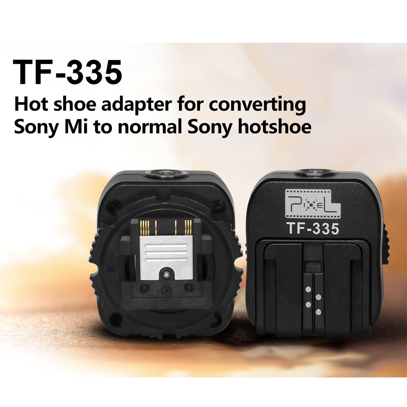 【Ready】Pixel อะแดปเตอร์แฟลชกล้องดิจิทัล TF-335 สําหรับ Sony Mi Convert To Universal Sony DSLR SLR As ADP-MAA