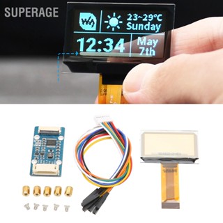 BSuperage ชุดโมดูลหน้าจอ 1.51 นิ้ว อินเตอร์เฟซ Spi I2C สีฟ้าใส พร้อมไฟ Rgb สําหรับ Raspberry Pi