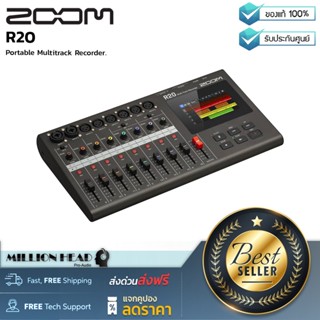 ZOOM :  R20 by Millionhead (เครื่องบันทึก Multitrack แบบพกพา)