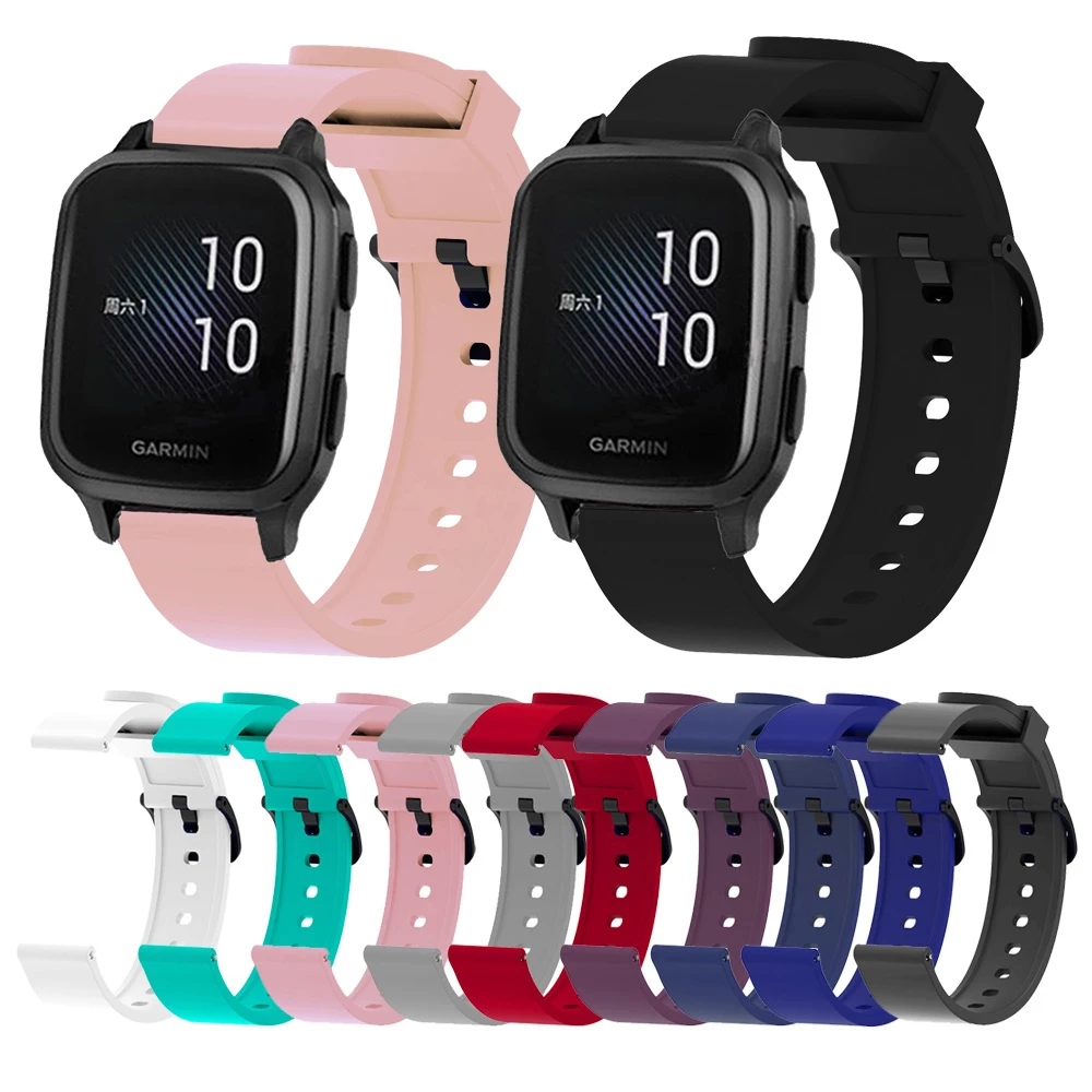สาย 20 mm. Amazfit / Samsung / Huawei / Garmin ซิลิโคนนิ่ม.(เข็มขัด)