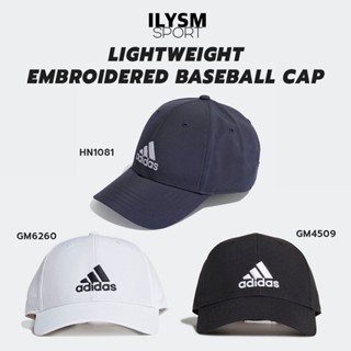 หมวกกันแดด Adidas LIGHTWEIGHT EMBROIDERED BASEBALL CAP ลิขสิทธิ์แท้ หมวกวิ่ง