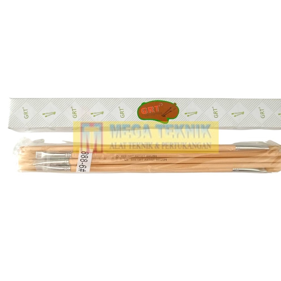 [12 ชิ้น] 888 GRT Painting Brush - ชุดแปรงแต่งหน้า No. 4-10