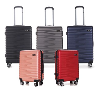 HQ LUGGAGE กระเป๋าเดินทาง ABS 4 ล้อคู่ กุญแจล็อค 3 รหัส รุ่น 8864