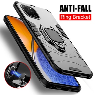 Hauwei Nova Y61 Case Heavy Duty Armor Shockproof Coque For Huawei Nova Y61 Y 61 Enjoy 50z 4G Car Magnetic Holder Ring Protect Funda