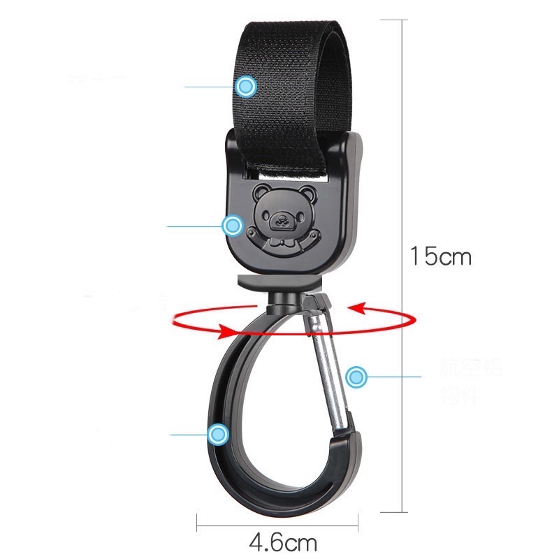 (พร้อมส่ง)ตะขอห้อยของมอเตอร์ไซค์ Pcx ADV Fino MSX ที่แขวนของรถมอเตอร์ไซค์ หลังเบาะรถอุปกรณ์เสริมรถเข็นเด็กกระเป๋า(1ชิ้น) - รูปที่ 3