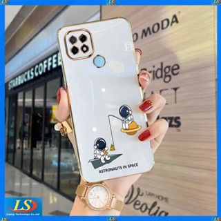 เคสโทรศัพท์มือถือ ลายการ์ตูนนักบินอวกาศ Nasa สําหรับ Realme C21Y Realme C21 C25Y C11 C12 C15 C11 2021 C20 C31 C30 Realme C30S XQ