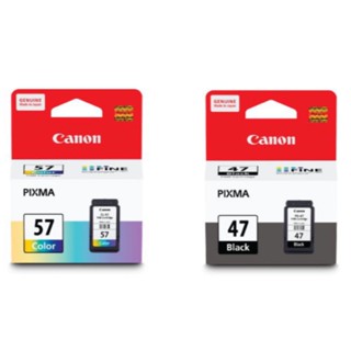 หมึกพิมพ์ของเเท้CANON lnk PG-47BK + CL57CO