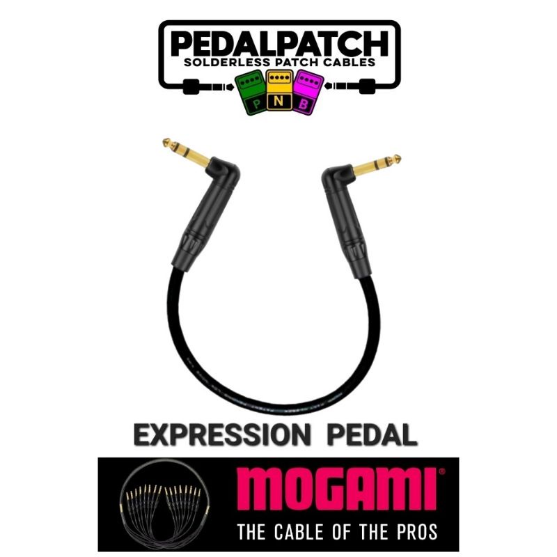 สายสัญญาณเสียง PNB PATCH CABLE รุ่น TRS RIGHT BLACK (EXPRESSION CABLE) ใช้สาย MOGAMI 2582 ใช้หัวปลั๊