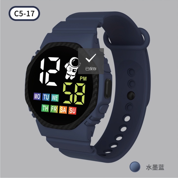 นาฬิกาดิจิตอล นํา มัลติฟังก์ชั่นกันน้ําสําหรับเด็ก – นาฬิกาข้อมืออิเล็กทรอนิกส์