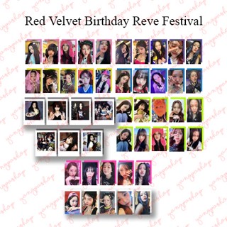 [พร้อมส่ง/เซต] Rv พัดลมโฟโต้การ์ด Rv BIRTHDAY REVE FESTIVAL YANGPASHOP IRENE SEULGI JOY YERI WENDY