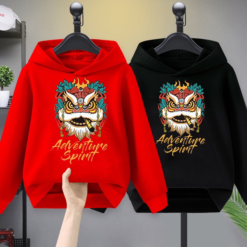 E34 เสื้อฮู้ดเด็กลายแฟชั่นสวยน่ารัก.เสื้อแขนยาว.มี7สีหลายไซส์(110-160)ใส่ได้ทั้งเด็กชายและเด็กหญิง