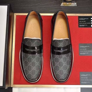 🔥ผ่อนได้🔥รองเท้าผู้ชาย Gucci Loafers Size 40 - 44 cm งาน Original อุปกรณ์ : Full Box Set