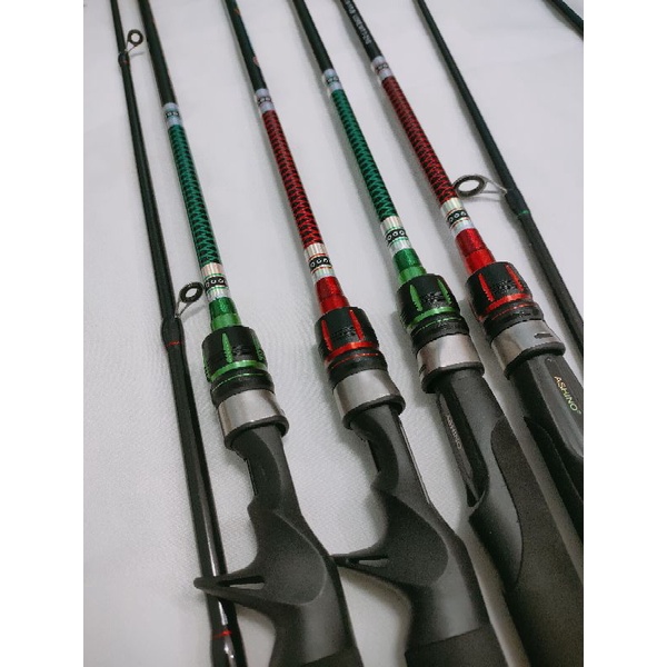 คันตีเหยื่อปลอม6ฟุต คุณภาพดี คัน6ฟุตเวท8-17คัน ของอาชิโน่ ส่งไว - รูปที่ 3