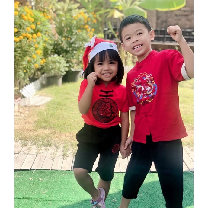 ชุดจีนเด็กชาย เด็กผู้หญิง หลายแบบ ส่งจากไทย (กทม)มีบริการส่งด่วนทุกวันค่ะ - รูปที่ 6