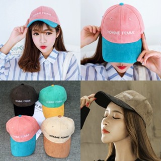 Cap_Homme Femme Hat หมวกแก็ป ลายปัก มีหลายสี ราคาถูก พร้อมส่ง