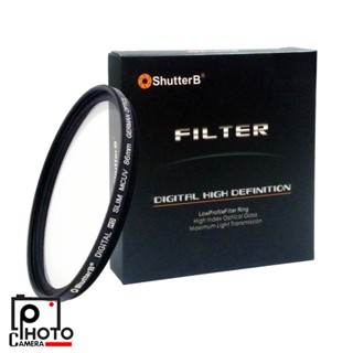 SHUTTER B FILTER SLIM MCUV ขอบบาง สำหรับป้องกันหน้าเลนส์