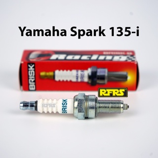 หัวเทียน BRISK PREMIUM ZS ไร้เขี้ยว Yamaha Spark 135-i Spark Plug (SZ01RA) รองรับเฉพาะเบนซิน 95 Made in EU