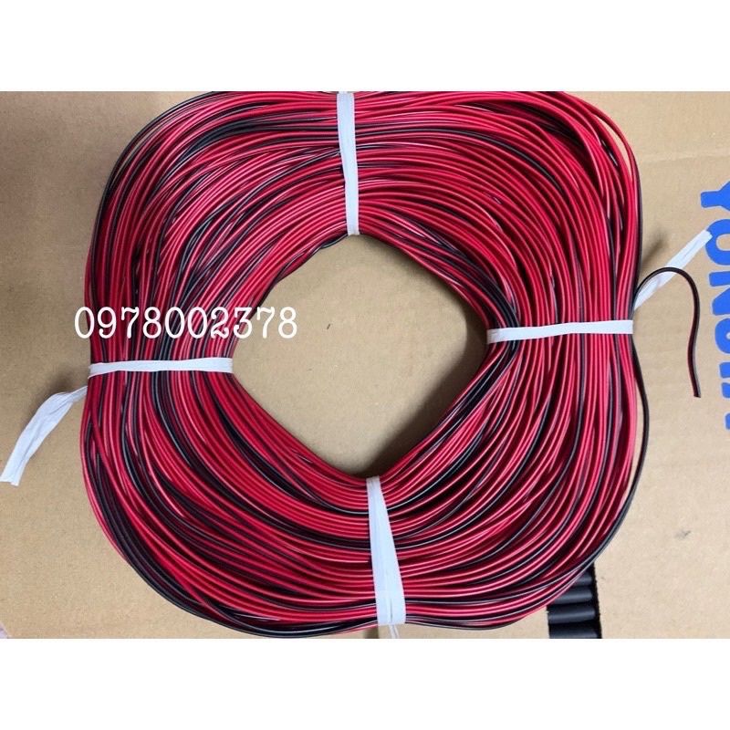 ลวดคู ่ สีแดงสีดํา 2x26awg 2x24awg 2X22Aawg แกนทองแดง 100 % | เฮวนัง