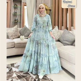 ใหม่ล่าสุด Rinjani Maxy Babydoll Gamis ชุดเดรส สไตล์โมเดิร์น สําหรับผู้หญิง 2023