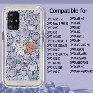 Oppo A53 A32 A3s A5 A9 2020 A11X A93 Reno6 Pro A16 A52 A31 A72 A96 F11 A54 A15S A5S A16K A74 A95 A73 A76 TPU เคสโทรศัพท์