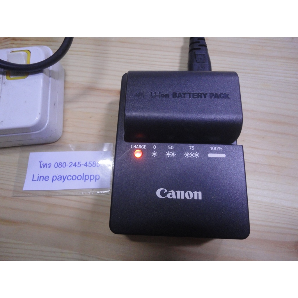 แท่นชาร์จกล้อง Canon LC-E6E, LP-E17 แท้ มือ2