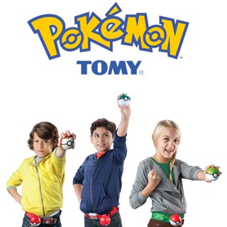 คลิปหนีบเข็มขัด สามารถปรับได้ ลายโปเกม่อน Tomy Clip N Carry Poke Ball