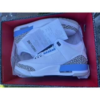 Air Jordan 3 Retro UNC AJ3 รองเท้าบาสเก็ตบอล CT8532-104 CUXQ