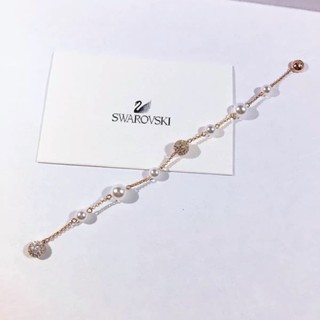 🔥สินค้าพร้อมส่ง🔥สร้อยข้อมือ Swarovskใหม่เอี่ยมแท้จาก Swarovskของแท้ 100%珍珠手链