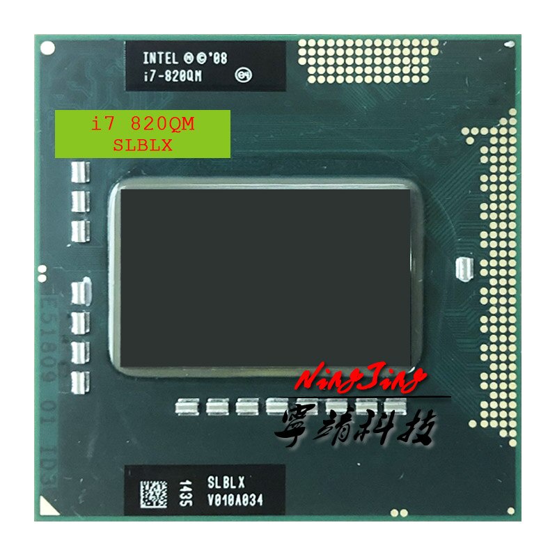In stock Intel Core i7-820QM i7 820QM slbllx 1.7 GHz quad-core แปดด้าย CPU โปรเซสเซอร์ 8 W 45 W G1/r