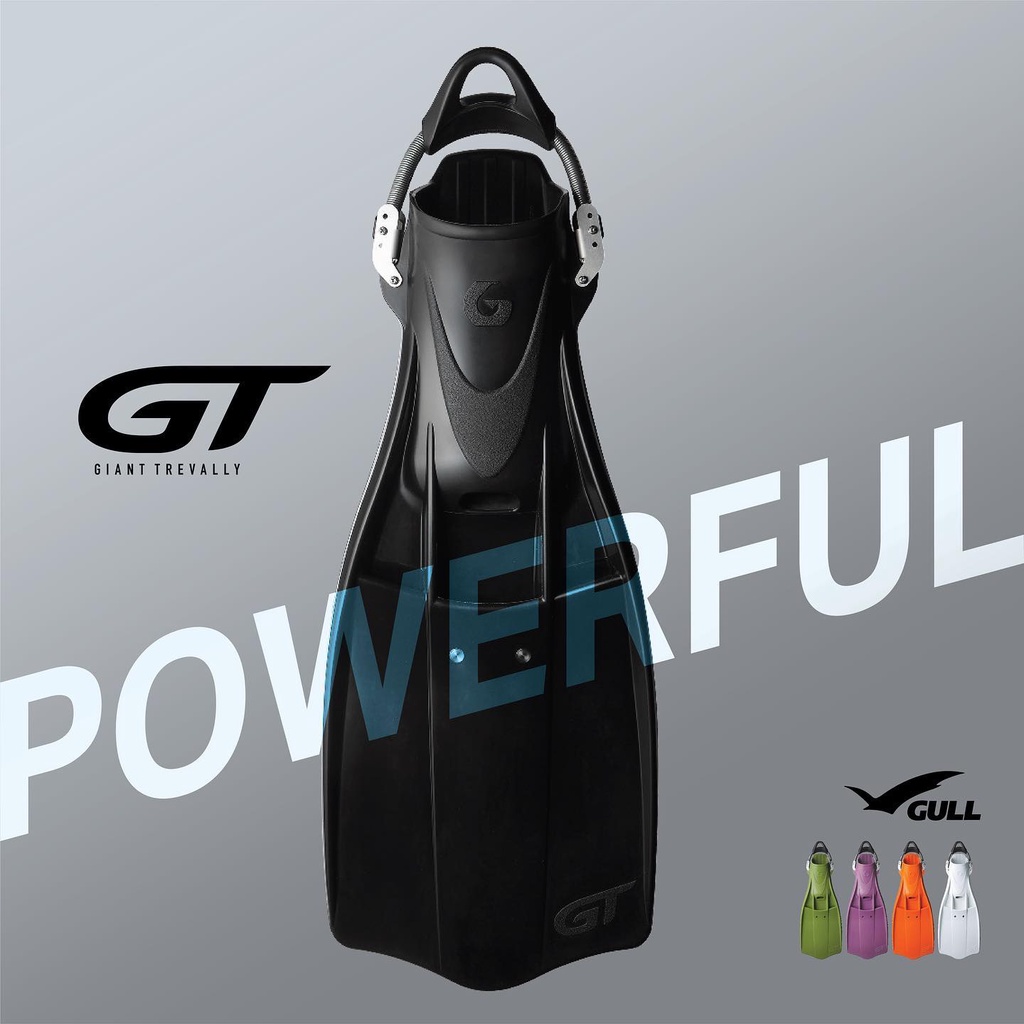 Gull - GT Rubber Jet Fins GIFT400SO ลด 400บ. - Open heel fins - ตีนกบ ...