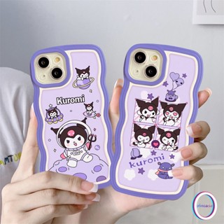 เคสโทรศัพท์มือถือ ขอบหยัก ลายการ์ตูนนักบินอวกาศ Kuromi สําหรับ VIVO Y02 Y15s Y16 Y11 Y21 Y12i Y21s V20 V21 V25 V25E Y35 Y20 Y02s Y12 Y93 Y12s Y33s Y22 Y15 Y17 Y15A Y30 Y50 Y91C Y22s Y21T Y75 Y91