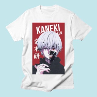 Qiuy5 {พร้อมส่ง เสื้อยืด ผ้าฝ้าย 100% พิมพ์ลายอนิเมะ Tokyo Ghoul พลัสไซซ์ XS-6XL สําหรับผู้ชาย