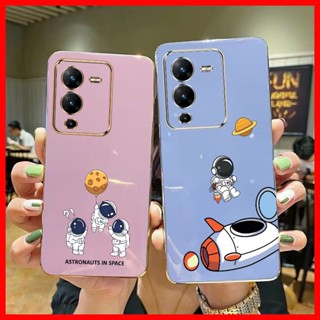 เคส Vivo V25 Pro 5G V25 5G V23 5G V23E 5G Y22 Y22S Y35 Y16 Astronaut Soft Case 2B-XQ