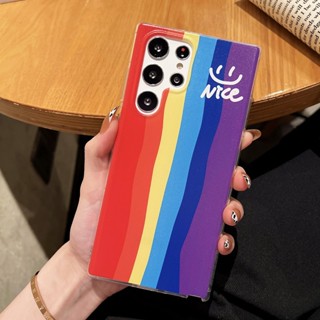 Rainbow Star เคส Vivo V21 V21e V20 SE V20 Pro Phone Case รุ้ง Vivo Y33s Y21 Y12S Y20S Y30 Y50 V5+ V9 V11i TPU Case เคสกันกระแทก