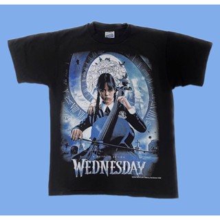 WEDNESDAY ADDAMS 02  - UNISEX เสื้อยืด ผ้าฟอกนุ่ม