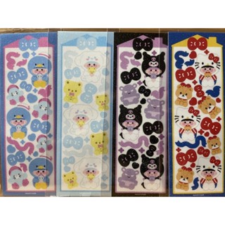 ซานริโอ้ sanrio บ้าน สติกเกอร์ sticker  ครึ่ง A6  MQIU  เนื้อกลิตเตอร์