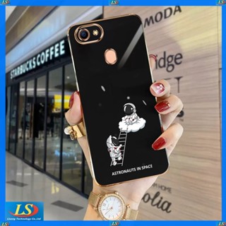 เคสโทรศัพท์มือถือ ลายการ์ตูนนักบินอวกาศ Nasa สําหรับ Oppo F5 F7 F9 F11 A5S A7 A12 F11 Pro XQ