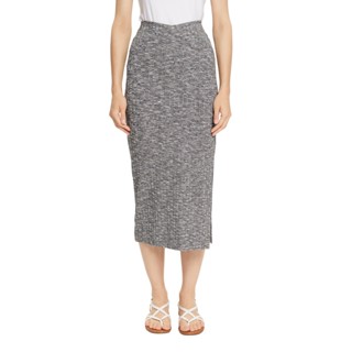 ESPRIT Womens Space Dye Rib-Knit Midi Skirt