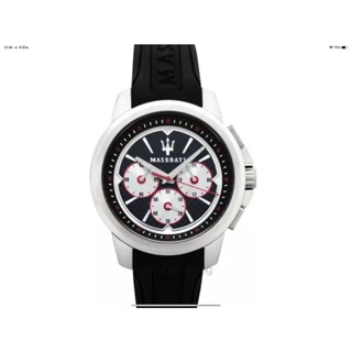 นาฬิกา MASERATI MENS R8851123001 44 MM SPIDA QUARTZ CHRONOGRAPH พร้อมกล่อง (ใหม่)